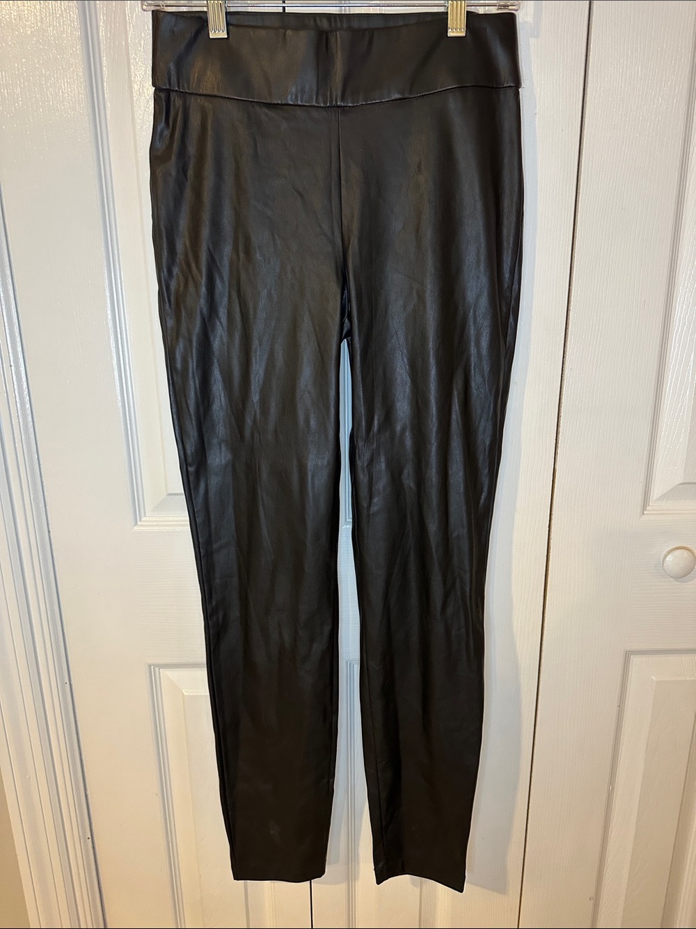 J. Crew Black Faux Leather Leggings
